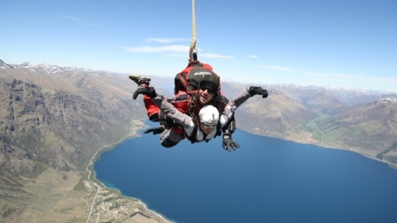 Skydiving in Queenstown is an adventure sport with a law that prevents the New Zealand Government from being sued for accidents.