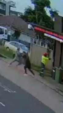 Shock CCTV shows western Sydney shooting