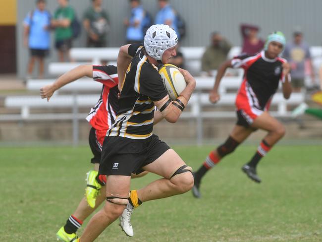 QLD Rugby Union State Championships (17-18 years boys) at the Townsville Sports Precinct. Saturday May 24. Wide Bay against Capricorn. Picture: Evan Morgan
