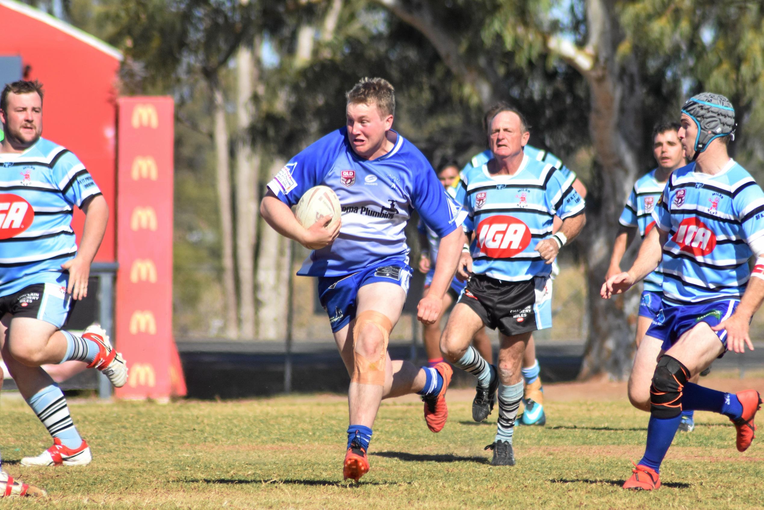 Roma Cities v Miles/Taroom/Wandoan. Reserve grade. Picture: Jorja McDonnell