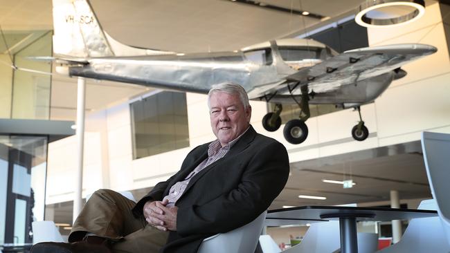 John Wagner at his Toowoomba Wellcamp Airport. Picture: Lyndon Mechielsen