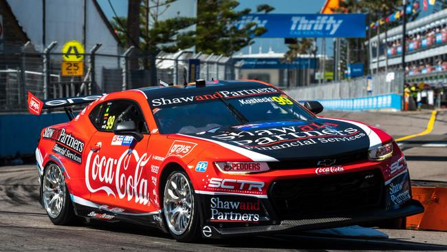 Brodie Kostecki’s number 99 Camaro at Newcastle. Picture: Daniel Kalisz/Getty Images