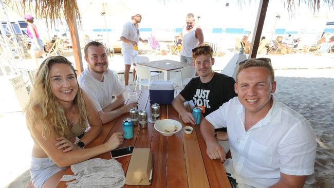 People attending the opening of The Kurrawa Beach Club at Kurrawa Terrace Beachfront. Pic Mike Batterham
