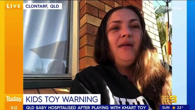 QLD toddler hospitalised after playing with Kmart toy