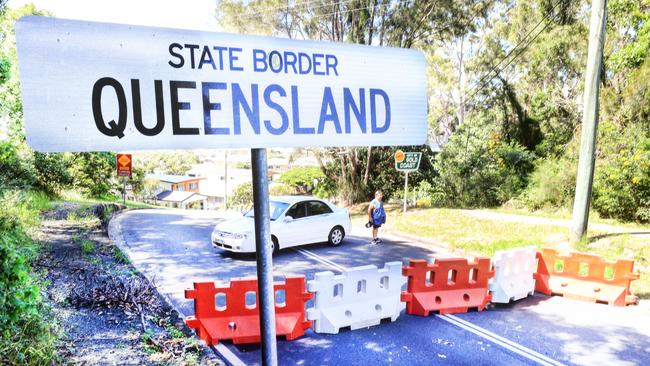 Welcome to Queensland - Victorians keep out. Picture: Scott Powick