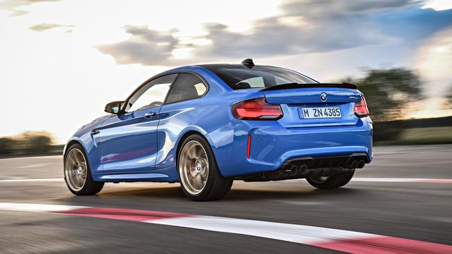 Bright blue paint and gold wheels – a former Subaru staple – are optional on the M2 CS.