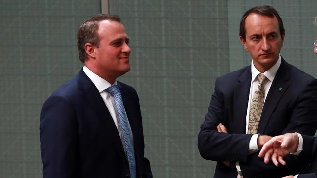 Tim Wilson and Dave Sharma. Picture: Gary Ramage