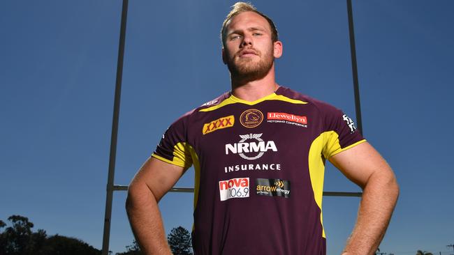 Brisbane Broncos forward Matt Lodge. Picture: AAP Image/Darren England