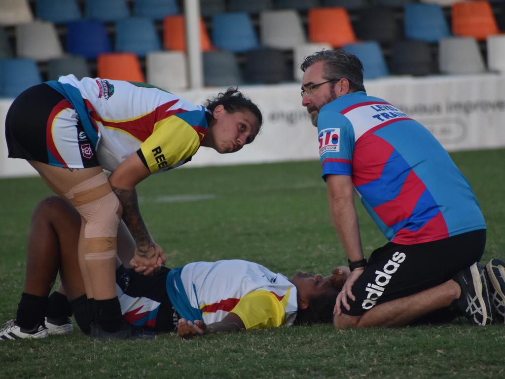 Rockhampton Rugby League’s annual Reef versus Beef women’s game, Browne Park, March 19, 2022.