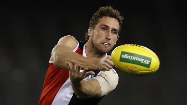 Luke Dunstan in action for St Kilda. Picture: Darrian Traynor/Getty Images