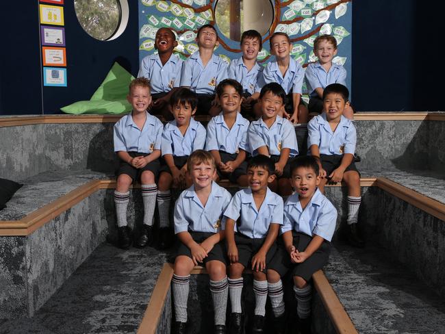 TSS Prep class B. Picture Glenn Hampson Front Row:- Aston Lee, Nivaan Sardana, Ethan Ma Middle Row:- Casey Lane, Dimitri Mastrocostas, Elijah Jacobs, Nolan Zhou, Kenji Miyakawa Back Row:- Jonathan Bidja, Michael Aronis, Mason Bogatie, Charlie Goodchap, Ronan Mahon