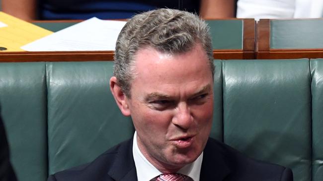 Minister for Defense Industry Christopher Pyne. Picture: AAP Image/Sam Mooy.