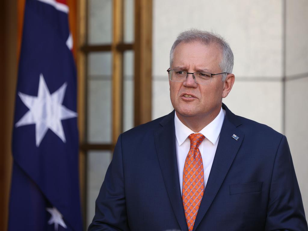 Scott Morrison described the report as a ‘game changer’. Picture: NCA NewsWire/Gary Ramage