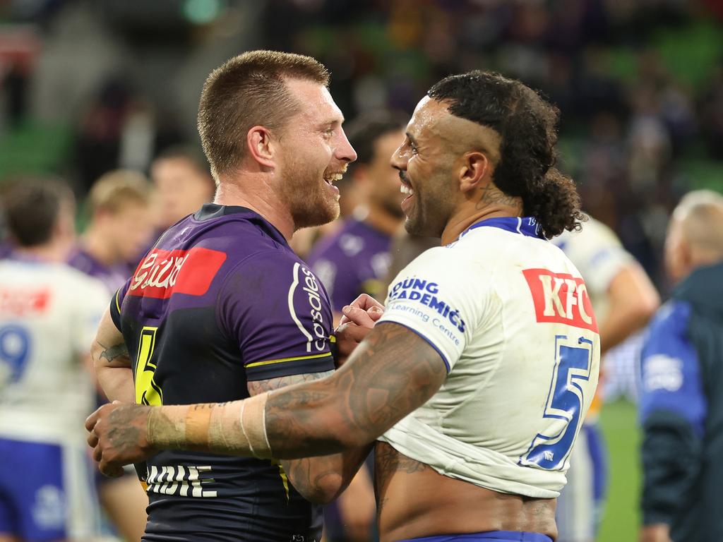 You’re all smiles if you had Cameron Munster and Josh Addo-Carr in your SuperCoach team. Photo: Robert Cianflone/Getty Images