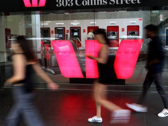 25/11/2019 Westpac bank branch in Collins St Melbourne . Picture : David Geraghty / The Australian