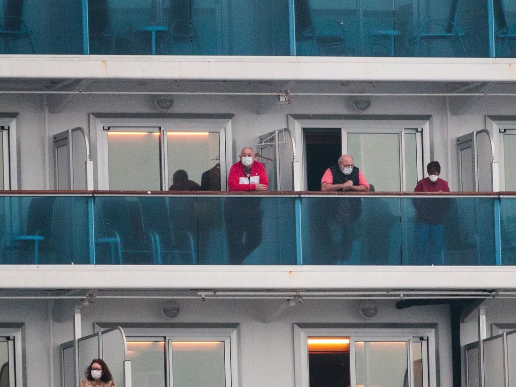 Passengers on the Diamond Princess have been in quarantine for more than two weeks. Picture: Behrouz Mehri/AFP