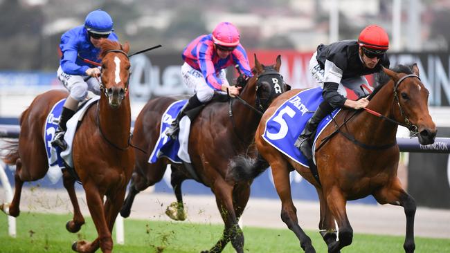 Jerle (left) is backing-up from a handy second last week. Picture: AAP Image