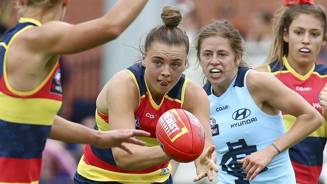 Aflw Rising Star Winner, Ebony Marinoff, Adelaide Crows