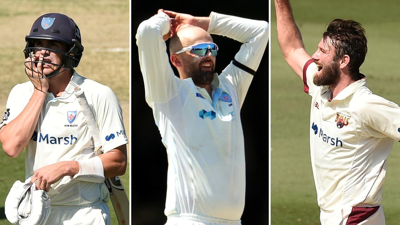 New South Wales’ nerves showed in the Sheffield Shield final on Thursday.