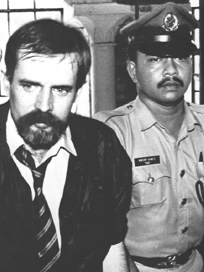 Michael Dennis McAuliffe was executed in Malaysia for heroin trafficking in 1993. Picture: Supplied.