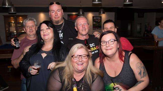 The Blood Sweat and Beers supergroup tour drew plenty of old-school rock fans, including this crew, to the Burvale on March 23, 2018. Picture: The Burvale Hotel Facebook page.