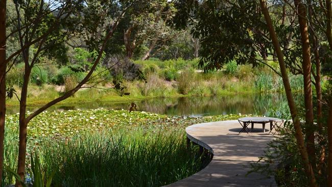 Musk Cottage, the garden of famed designer Rick Eckersley, on the Mornington Peninsula, Victoria.