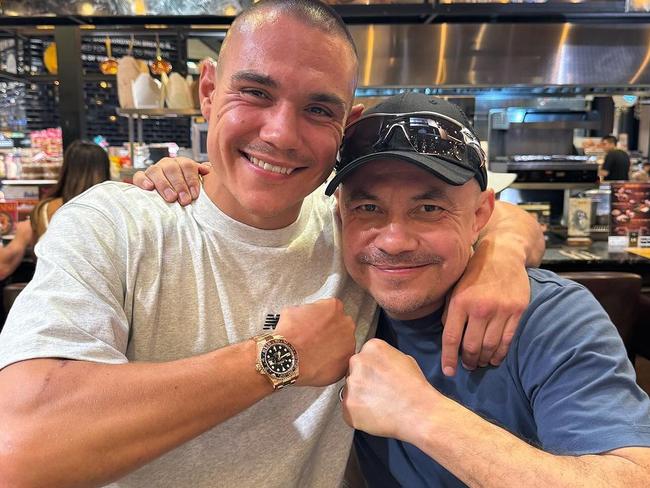 Tim and Kostya Tszyu will be reunited in Orlando. Picture: Supplied