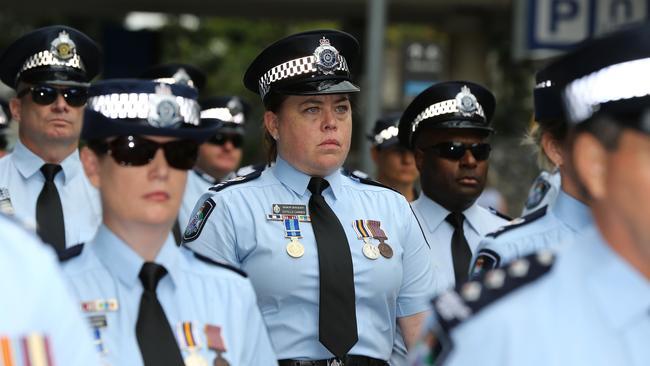 National Police Remembrance Day services were created to honour and remember police officers who had lost their lives in the line of duty. Picture AAP / David Clark.