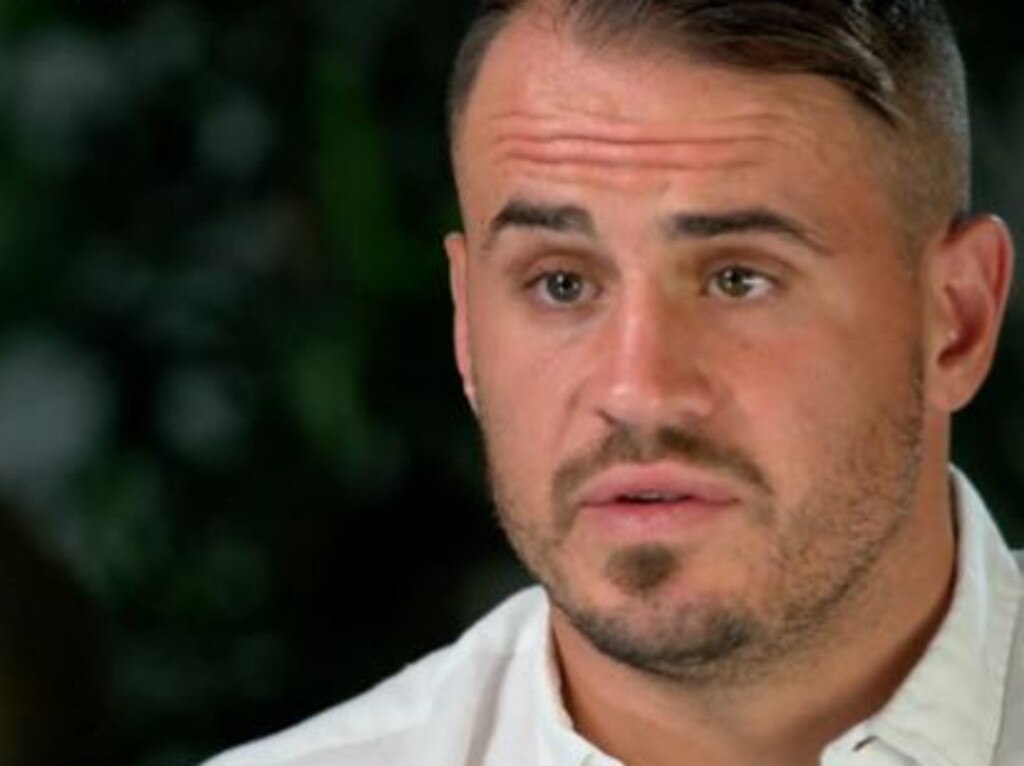 Josh Reynolds also speaks in the interview. Picture: Nine