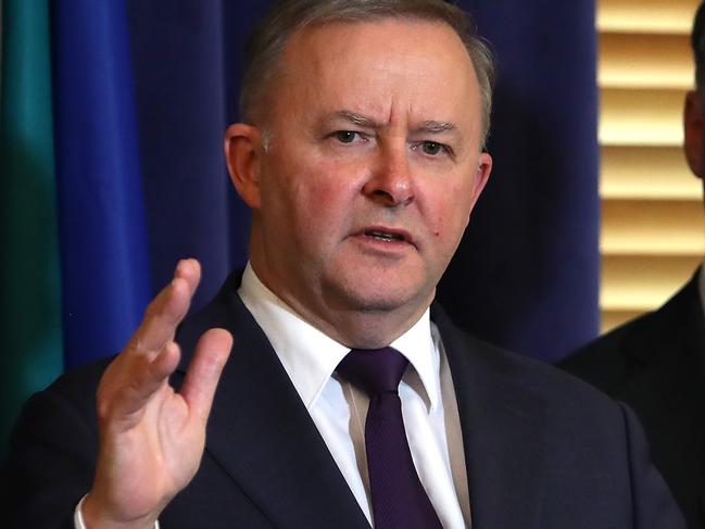 Opposition leader Anthony Albanese is preparing to announce his 20 member shadow cabinet on Sunday. Picture: Kym Smith