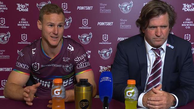 The tough questions kept coming for Daly Cherry-Evans and Des Hasler.