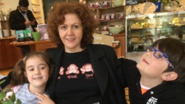 Greensborough grandmother Sonia Sofianopolous pictured with her grandchildren.