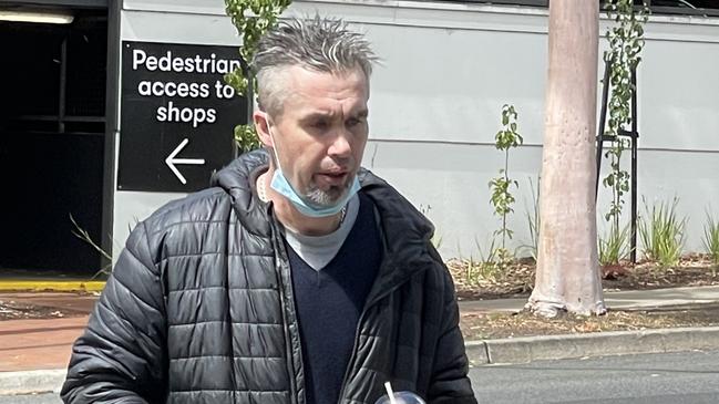 Jason Allan outside Ringwood Magistrates Court on Wednesday, March 8, 2023. Picture: Kiel Egging.