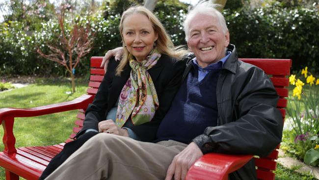 Chirstine Gee with husband and best-selling author Bryce Courtenay. Picture: AP