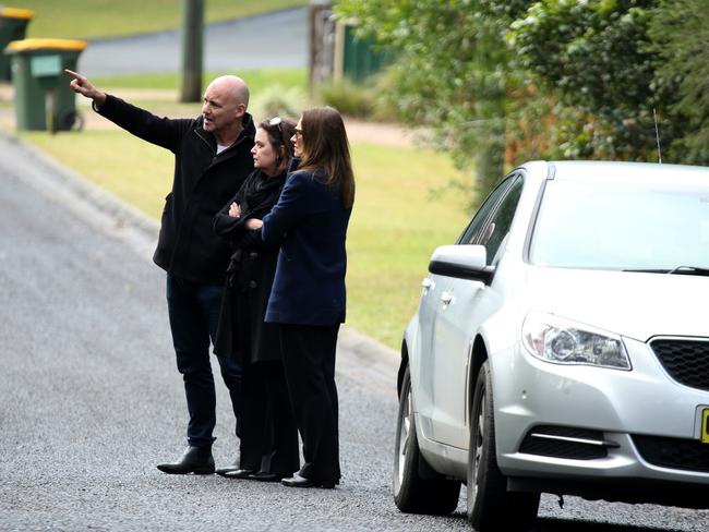 Deputy state coroner Harriet Grahame with Detective Chief Inspector Gary Jubelin near the town of Kendall. Picture: Nathan Edwards