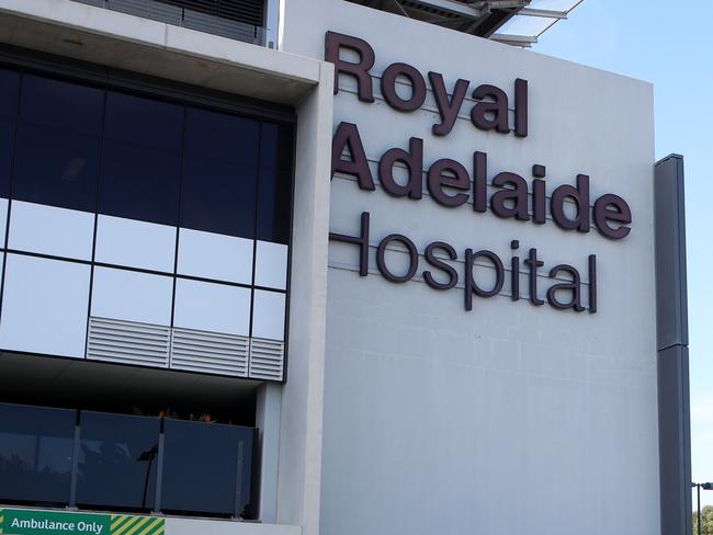 ADELAIDE, AUSTRALIA - NewsWire Photos May 31, 2024: Ambulances parked  at the Royal Adelaide Hospital. Ramping Picture: NewsWire / Kelly Barnes