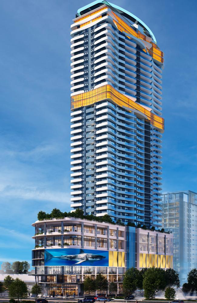 Artist impression of Monarch Place, the second stage of the Imperial Square project planned for Southport on the Gold Coast.