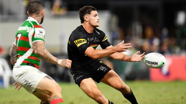 Nathan Cleary is the key cog in the Panthers’ team. Picture: Ian Hitchcock/Getty Images