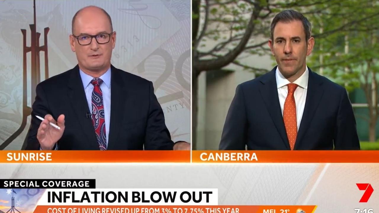 Kochie calls out the government for underestimating the value of major commodities including coal and iron ore. Picture: Sunrise