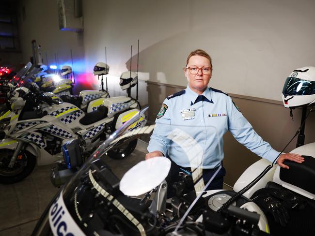 NSW Assistant Commissioner Tracy Chapman at Highway Patrol Headquarters. Picture: Rohan Kelly