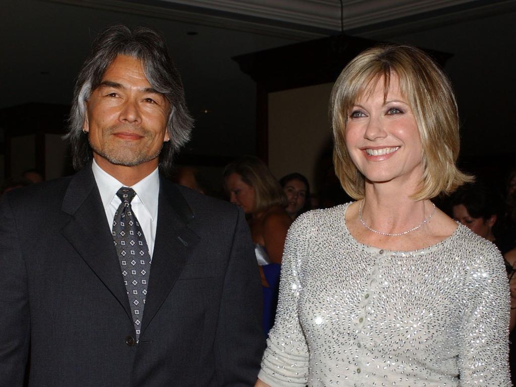 Olivia Newton-John with Patrick Kim McDermott at Second Annual Penfolds Gala Black Tie dinner part of G'Day LA: Australia Week in 2005.