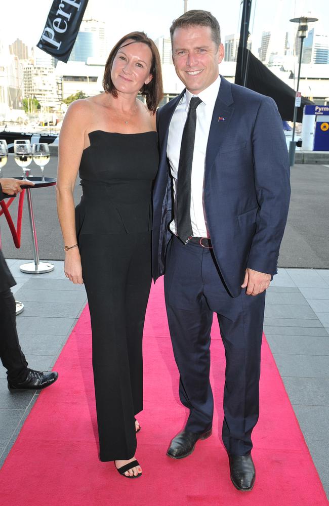 Karl Stefanovic with wife Cass. Photography: Belinda Rolland.