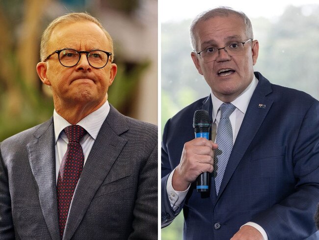 The prime minister evaded a sensitive Anthony Albanese question on several occassions when being pressed by reporters on Monday.