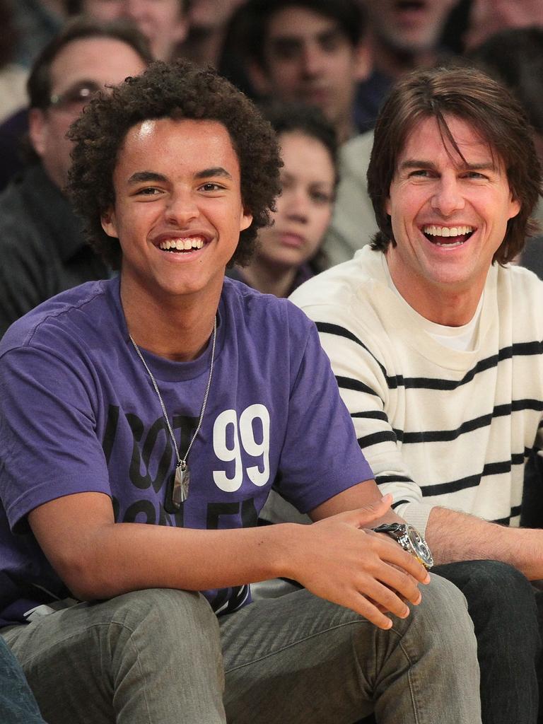 Tom Cruise Attends Baseball Game With Son Connor