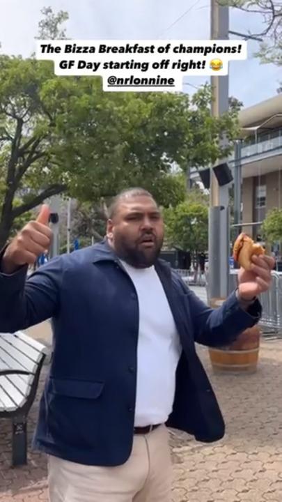 Sam Thaiday takes on Brian To'o breakfast challenge