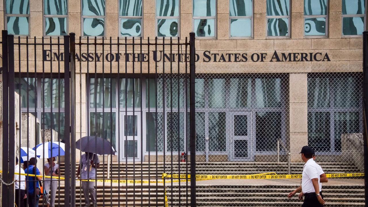 The unexplained set of symptoms was dubbed ‘Havana syndrome’ as its epicentre was the US diplomatic mission in Cuba. Picture: AFP Photo/Adalberto Roque