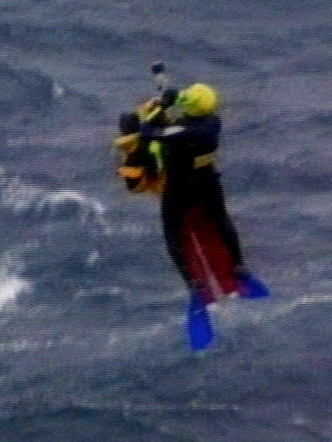 A rescue during the 1998 race.