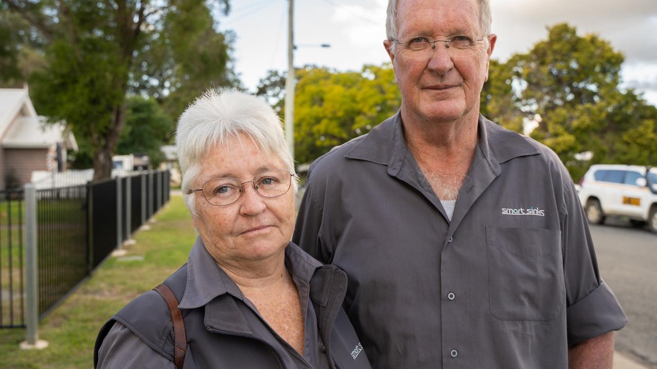 Leslie and Craig Hanson from Kandanga don't want to see Qld Hydro's project in the area, questioning whether the science is feasible and why they should have to bear the brunt of the energy needs of Brisbane. Picture: Christine Schindler