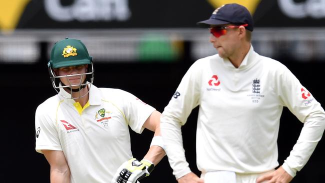 Joe Root has heaped pressure on Australia’s most accomplished batsman. Picture: AFP