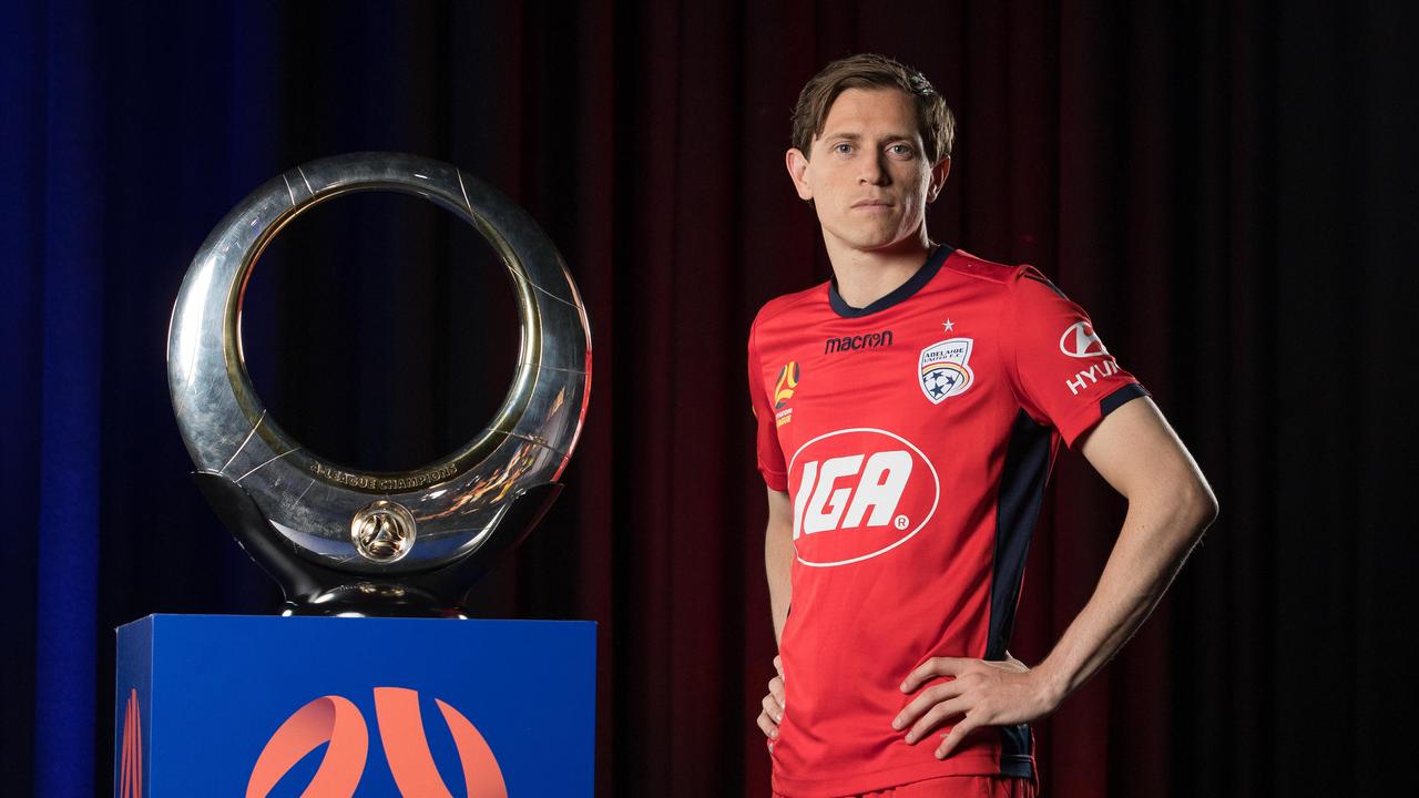 Craig Goodwin of Adelaide United poses during the 2018/19 A-League Season Launch.